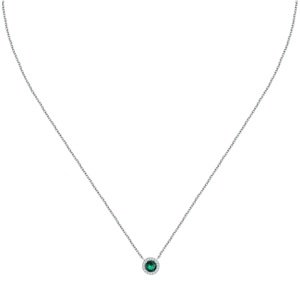 La Petite Story Elegantní stříbrný náhrdelník se zirkony Silver LPS10AWV06