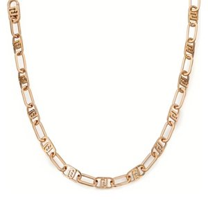 Liu Jo Výrazný bronzový náhrdelník z oceli Fashion LJ2227