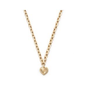 Liu Jo Krásný pozlacený náhrdelník se srdíčkem Fashion LJ2218