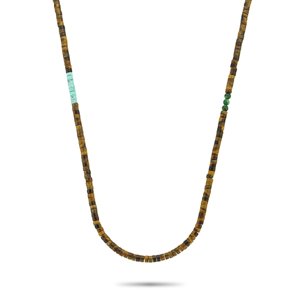 Rebel&Rose Korálkový náhrdelník pro muže Slices Tiger Lily RR-NL041-S-55
