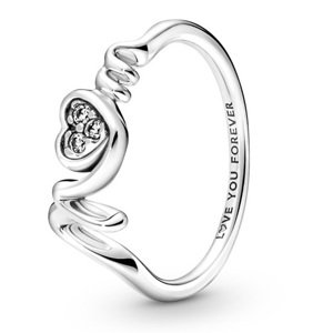 Pandora Okouzlující stříbrný prsten pro maminku 191149C01 50 mm