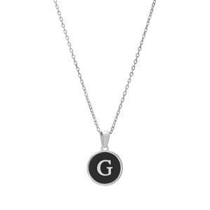 Troli Originální ocelový náhrdelník s písmenem G