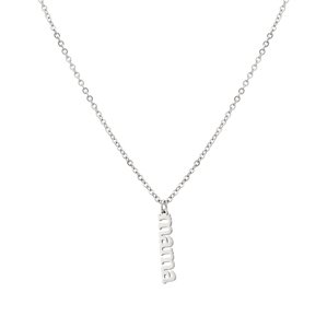 Troli Ocelový náhrdelník s přívěskem Mama VEDN0451S