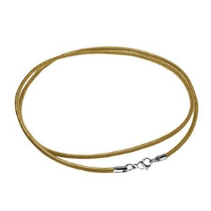 Šperky4U Kožená šňůrka na krk, tl. 2 mm, délka 50 cm - LR1145-020-50