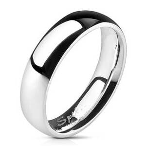 Šperky4U Ocelový prsten šíře 5 mm, vel. 73 - velikost 73 - OPR1474-73